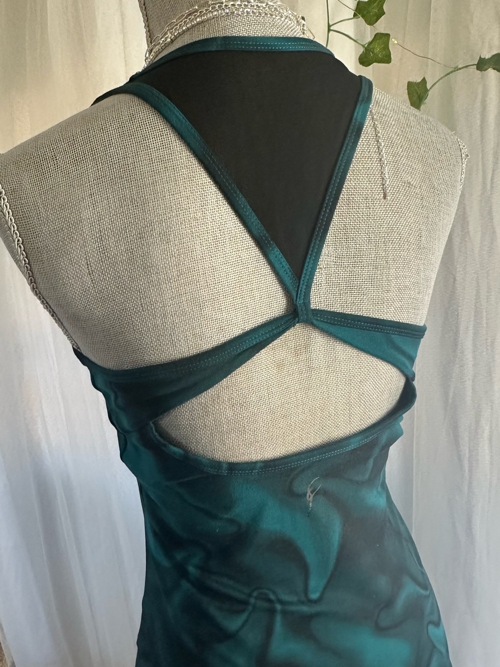 Women's Teal Strappy Tank Top